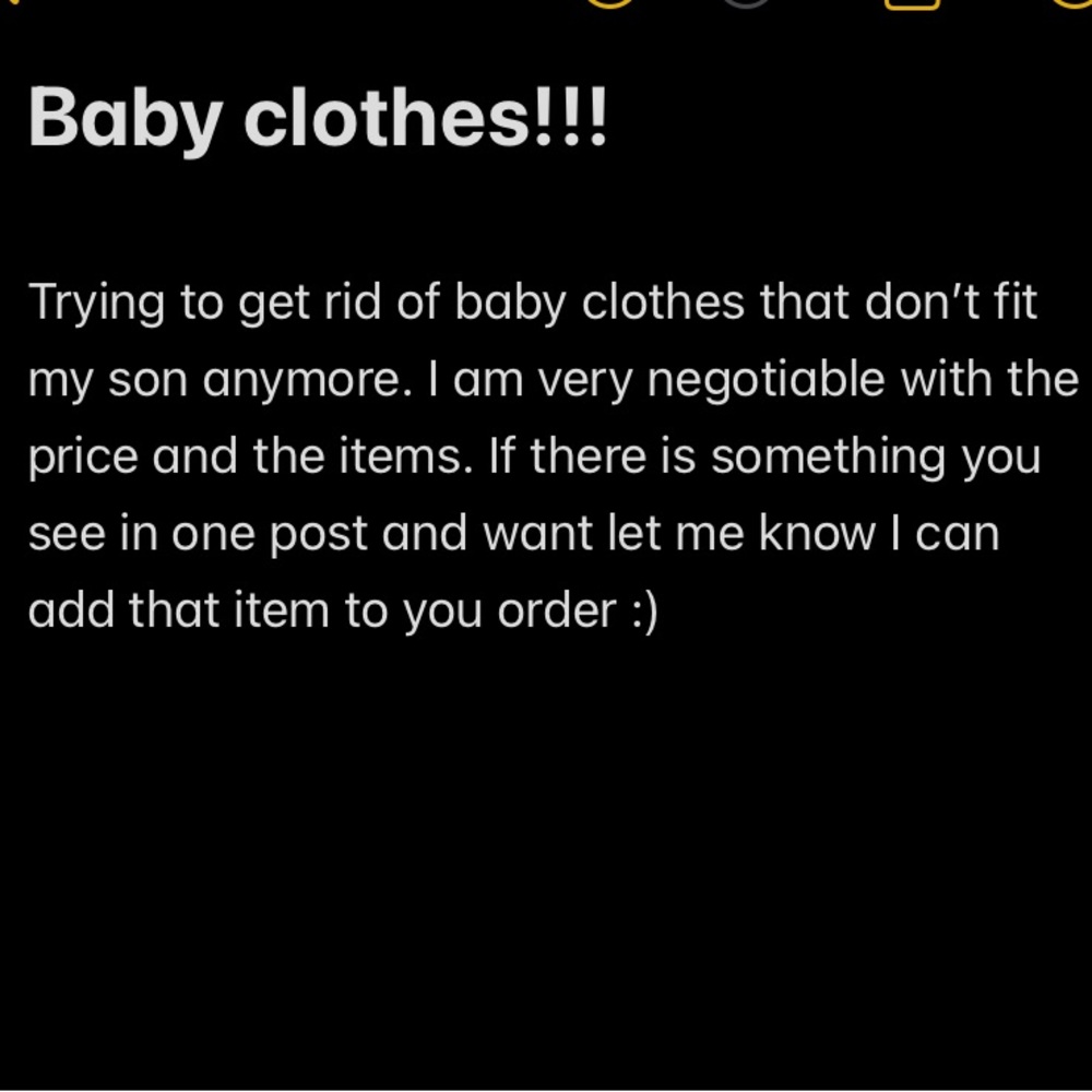 Baby clothes